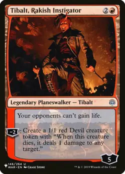 MTG The List Tibalt Rakish Instigator #146 War of the Spark - Image 1