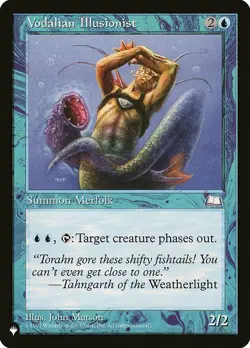 MTG The List Vodalian Illusionist Weatherlight - Image 1