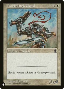 MTG The List Trokin High Guard Portal Second Age - Image 1