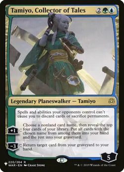 MTG The List Tamiyo Collector of Tales #220 War of the Spark - Image 1
