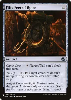 MTG The List Fifty Feet of Rope #244 D&D Adventures in the Forgotten Realms - Image 1