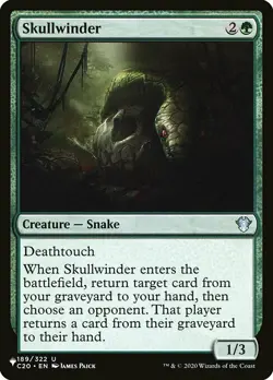 MTG The List Skullwinder #189 Commander 2020 Ikoria - Image 1