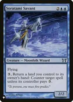 MTG The List Soratami Savant #090 Champions of Kamigawa - Image 1