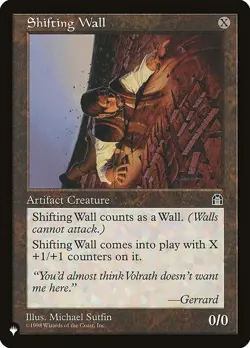 MTG The List Shifting Wall Stronghold - Image 1