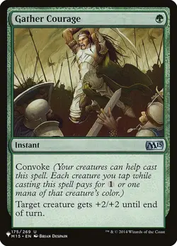 MTG The List Gather Courage #175 Core Set 2015 - Image 1