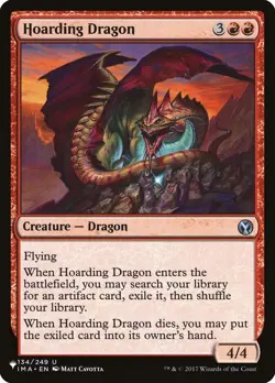 MTG The List Hoarding Dragon #134 Iconic Masters - Image 1
