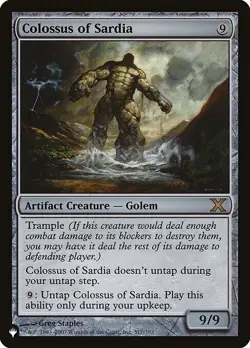 MTG The List Colossus of Sardia #317 Tenth Edition - Image 1
