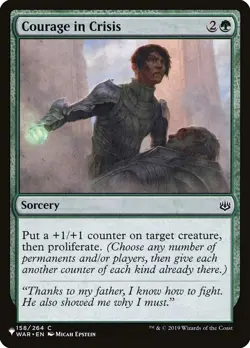 MTG The List Courage in Crisis #158 War of the Spark - Image 1