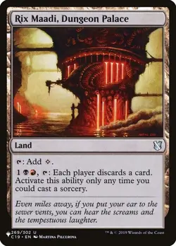 MTG The List Rix Maadi Dungeon Palace #269 Commander 2019 - Image 1