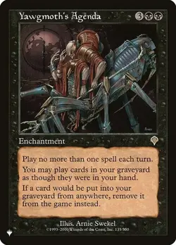 MTG The List Yawgmoth's Agenda #135 Invasion - Image 1