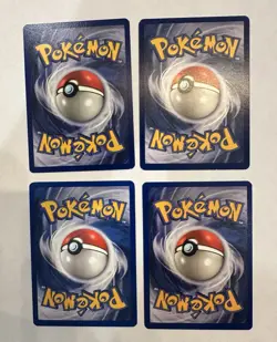 Vintage Pokemon Lot Of 4 Pikachu, Charmander, Squirtle, Bulbasaur Base Set LP-NM - Image 2