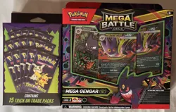Pokemon TCG Mega Battle Deck Mega Gengar ex - Trick Or Trade Pack Halloween 2025 - Image 1