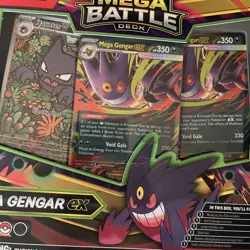 Pokemon TCG Mega Battle Deck Mega Gengar ex - Trick Or Trade Pack Halloween 2025 - Image 2
