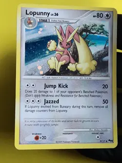 Lopunny 9/17 POP Series 9 2009 Holo Pokemon TCG - Image 1