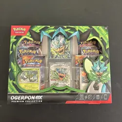 Pokemon Tcg Ogerpon Ex Premium Collection Box Brand New And Factory Sealed! - Image 1