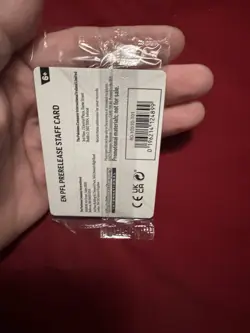 Pokemon Phantasmal Flames Staff Promo Pack Sealed - Image 3