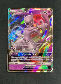 Pokemon TCG Mewtwo GX 39/73 Shining Legends Ultra Rare Holo NM - Image 1