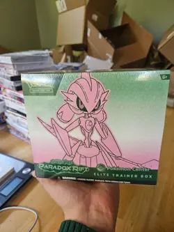 Pokemon PARADOX RIFT IRON VALIANT POKEMON CENTER ELITE TRAINER BOX ETB SEALED - Image 1