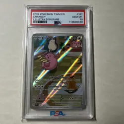 Pokemon Chansey Illustration Twilight Masquerade #187/167 PSA 10 - Image 1