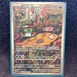 Brute Bonnet 207/182 - Paradox Rift - Illustration Rare Holo - LP Pokemon SV04 - Image 1