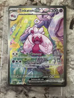 Pokemon TCG Paldea Evolved Tinkaton ex 262/193 Special Illustration Rare - Image 1