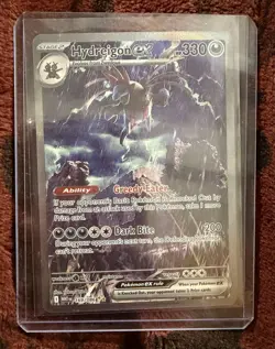 Hydreigon ex 169/086 Sv: White Flare Pokemon - Special Illustration Rare Holo NM - Image 1