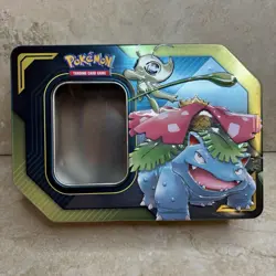 Pokemon TCG Tag Team Tin Celebi & Venusaur GX Tag Team EMPTY TIN ONLY READ DESC - Image 1