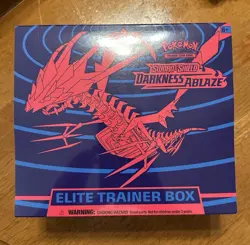 Pokemon TCG Sword And Shield Darkness Ablaze Elite Trainer Box ETB NEW SEALED - Image 1