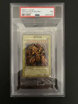 Yu-Gi-Oh! The Winged Dragon Of Ra Dawn Of Destiny 2004 Pack PSA Graded NM-7 - Image 1