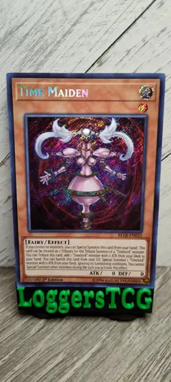 Yu-Gi-Oh! Time Maiden / BLLR-EN035 1st Edition LP - Image 1