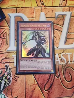 Dark Magician The Magician Of Black Magic Ultra Rare INFO-EN006 NM 1st Ed Yugioh - Image 1