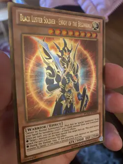 Black Luster Soldier - Envoy Of The Beginning - Gold Rare PGLD-EN085 LP YuGiOh - Image 3