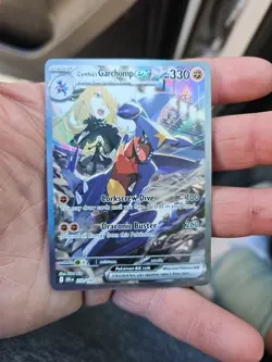 Cynthia's Garchomp ex SIR 232/182 Single Raw Card Destined Rivals Pokemon - Image 1