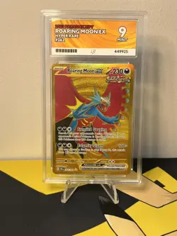 Roaring Moon EX Hyper Rare Card Ace 9 Mint #262/182 Paradox Rift 2023 - Image 4