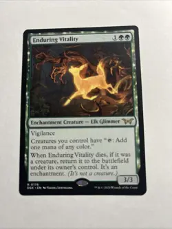 Enduring Vitality - Duskmourn: House of Horror MTG Plus Bonus Card!!! - Image 1