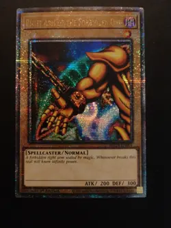 Right Arm of the Forbidden One MP24 Quarter Century Secret Rare Yugioh Card Mint - Image 1