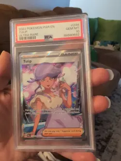 Pokemon Tulip Card 244/182 Sv04: Paradox Rift Ultra Rare PSA 10 Graded 🔥🔥🔥 - Image 1