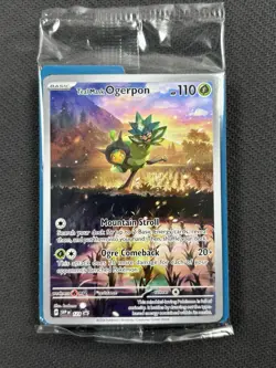 Teal Mask Ogerpon 123 Sv: Scarlet & Violet Sealed ETB Promo Card Holo - Image 1