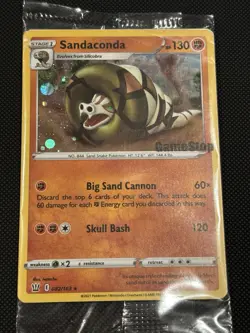 Sandaconda GameStop Stamped Holo PROMO 082/163 NEW SEALED Pokemon Card - Image 1