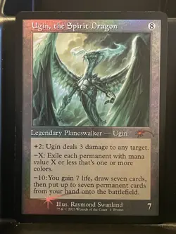 Ugin the Spirit RETRO FOIL NM MTG Secret Lair Festival in a Box Magic Card - Image 1