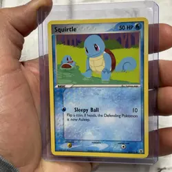Pokemon Card Squirtle 82/112 EX Fire red & Leaf Green Pokemon Nintendo NM 2004 - Image 2