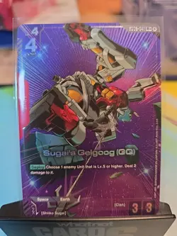Sugai's Gelgoog (GQ) R+ Alt Art GD02-041 Dual Impact Gundam TCG Card Game - Image 1