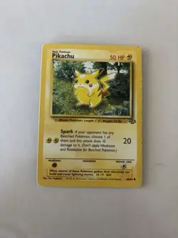 Yellow Cheek Pikachu 58/102 And Pikachu 60/64 Pokemon Vintage Cards - Image 4