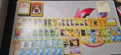 Vintage non English Pokemon card lot LP to NM 120+ - Image 2