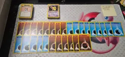 Vintage non English Pokemon card lot LP to NM 120+ - Image 3