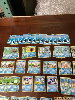 Lot Of 130 Pokemon Pocket Monsters ‘Water’ Cards - Image 2