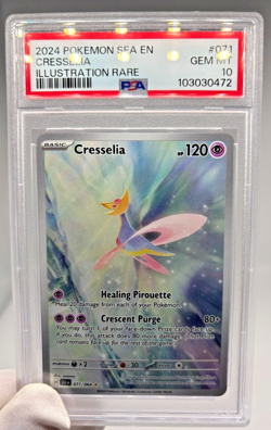 Pokemon Cards - PSA 10 Cresselia 071/064 - Shrouded Fable Illustration Rare - Image 3