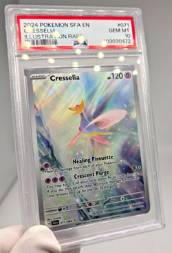 Pokemon Cards - PSA 10 Cresselia 071/064 - Shrouded Fable Illustration Rare - Image 4