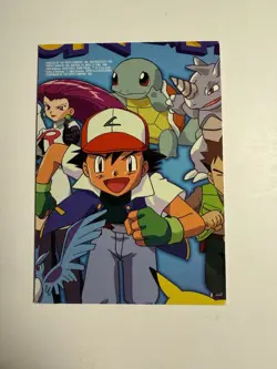 1999 Topps Pokemon Series 1 TV9 Jesse Holo Foil Card Rare - Image 2