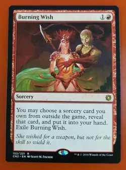 1x Burning Wish | Conspiracy Take the Crown | MTG Magic Cards - Image 1